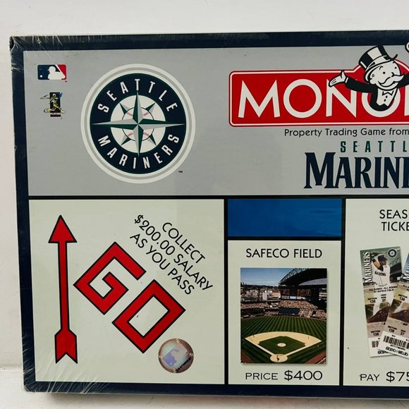 Vintage Monopoly Seattle Mariners MLB Collector's Edition Board Game New Sealed - Picture 3 of 7